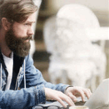 Hacker in Coffee Shop