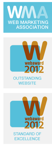 WebAward 2012 Awards Won