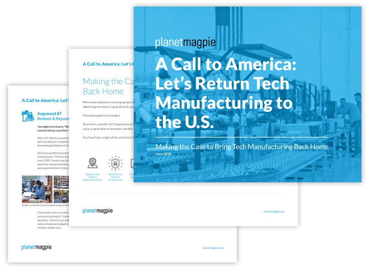 Reshore Technology Manufacturing Report 2020