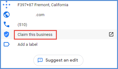 Claim Business on Google My Business