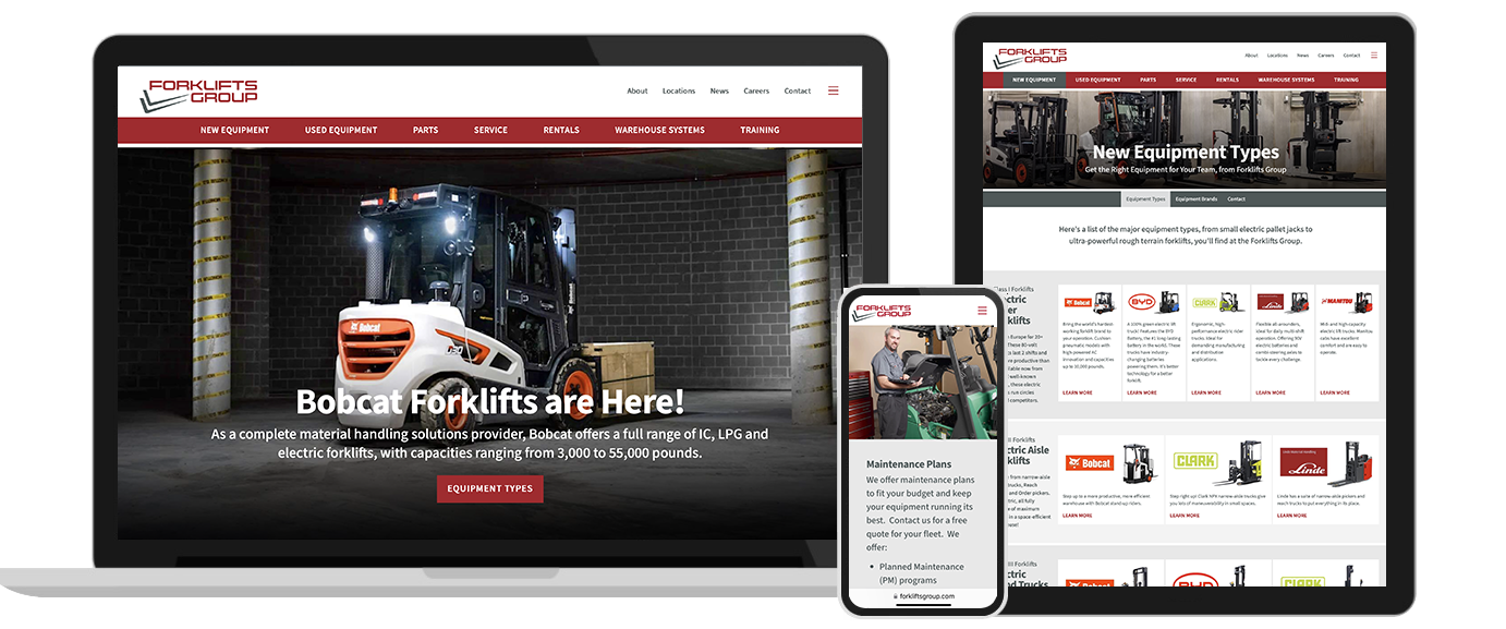 ForkliftsGroup Website Launch